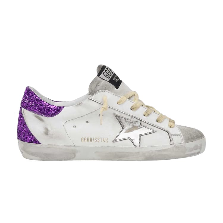 Golden Goose Wmns Superstar 'Glitter - White Purple'