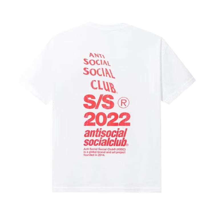 Anti Social Social Club Link In Bio T-Shirt White