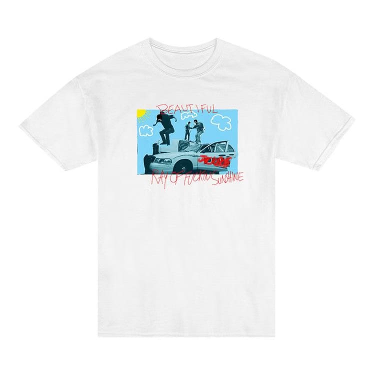 Cactus Jack by Travis Scott JACKBOYS Ray Of Sunshine T-Shirt White