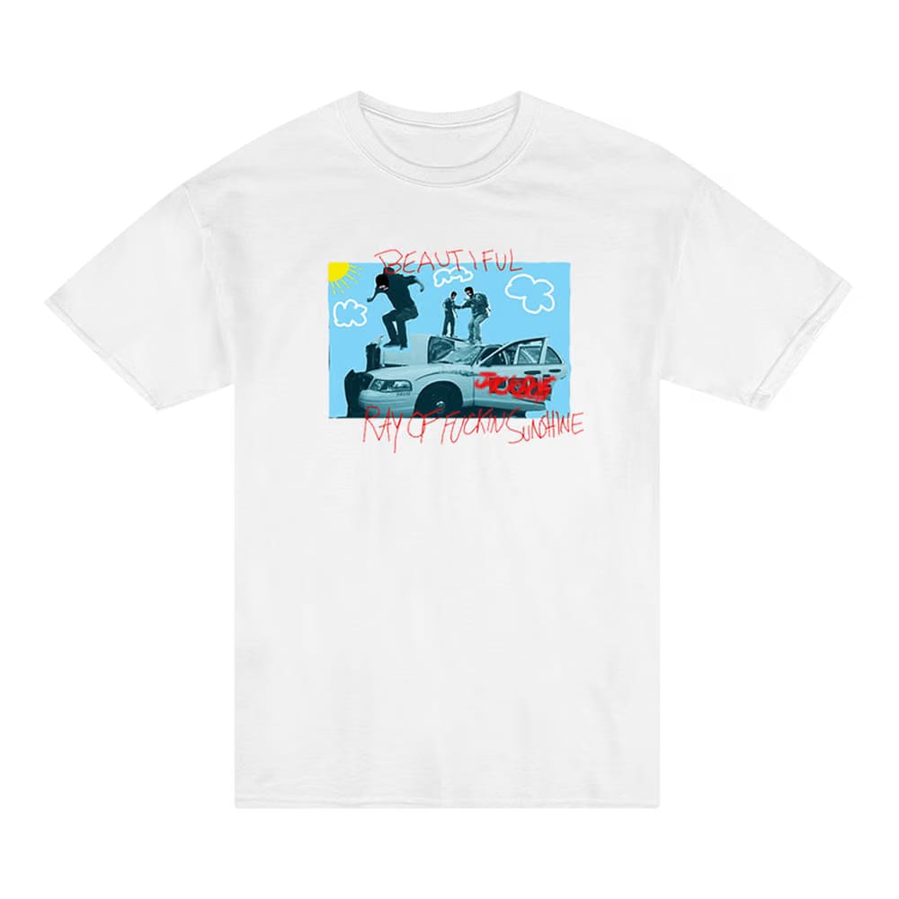 Cactus Jack by Travis Scott JACKBOYS Ray Of Sunshine T-Shirt White
