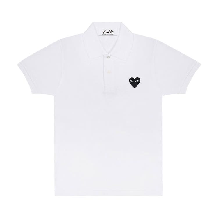 Comme des Garçons PLAY Polo T-Shirt White