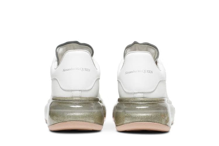 Alexander McQueen Wmns Oversized Sneaker 'Transparent Rose Gold Glitter'