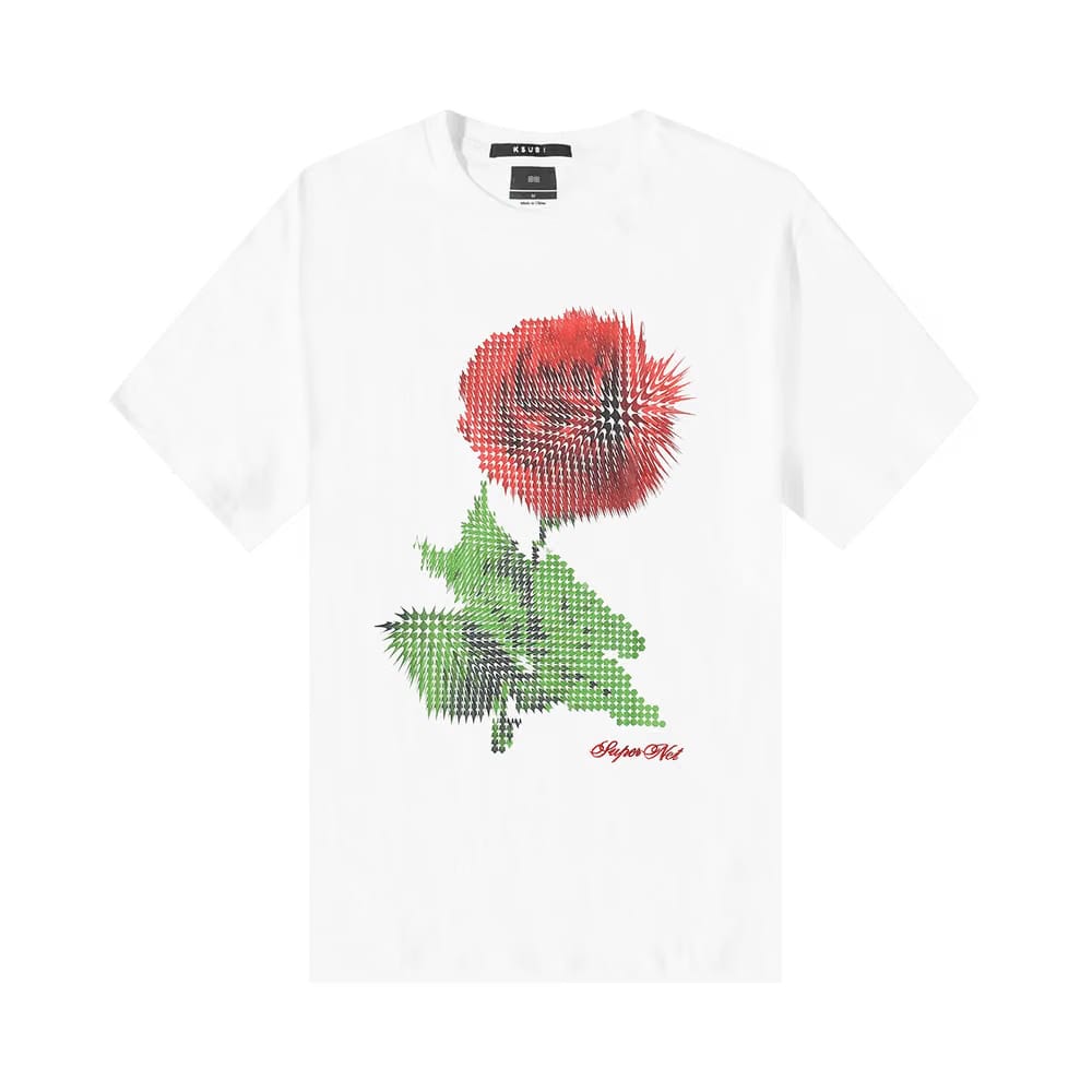 Ksubi Pixel Kash T-Shirt True White