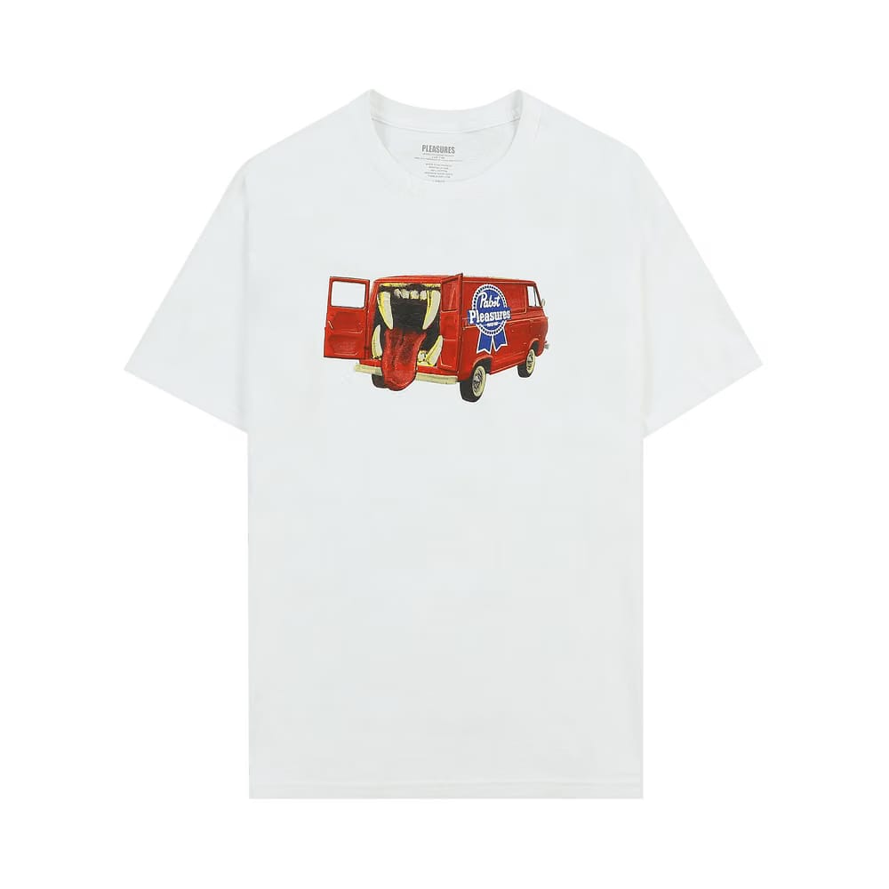 Pleasures Beer Van T-Shirt White