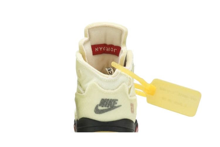 Off-White x Air Jordan 5 Retro SP TD Sail