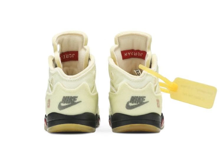 Off-White x Air Jordan 5 Retro SP TD Sail