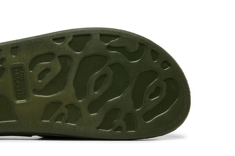 Alexander McQueen Pool Slide Green