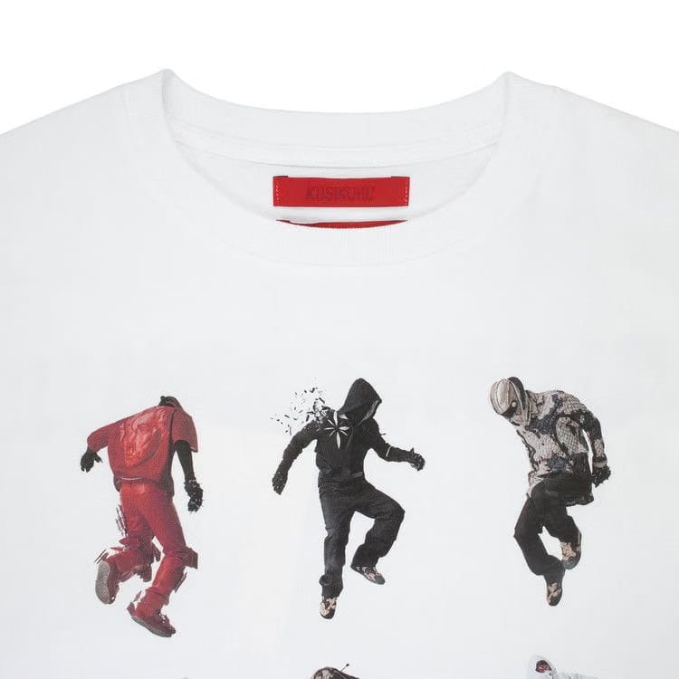 KUSIKOHC Jump Print T-Shirt White