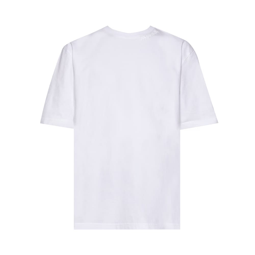 Marni Neck Logo T-Shirt Lily White