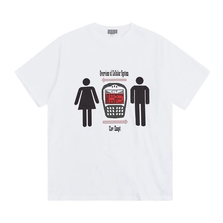 Cav Empt Cellular System T-Shirt White