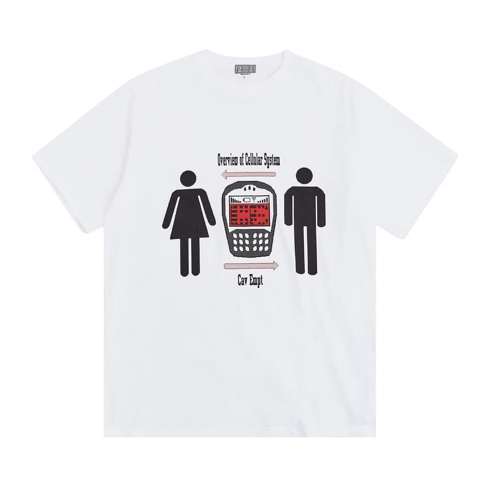 Cav Empt Cellular System T-Shirt White