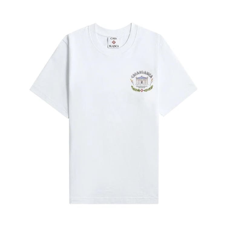 Casablanca Le Temple Du Sport T-Shirt White