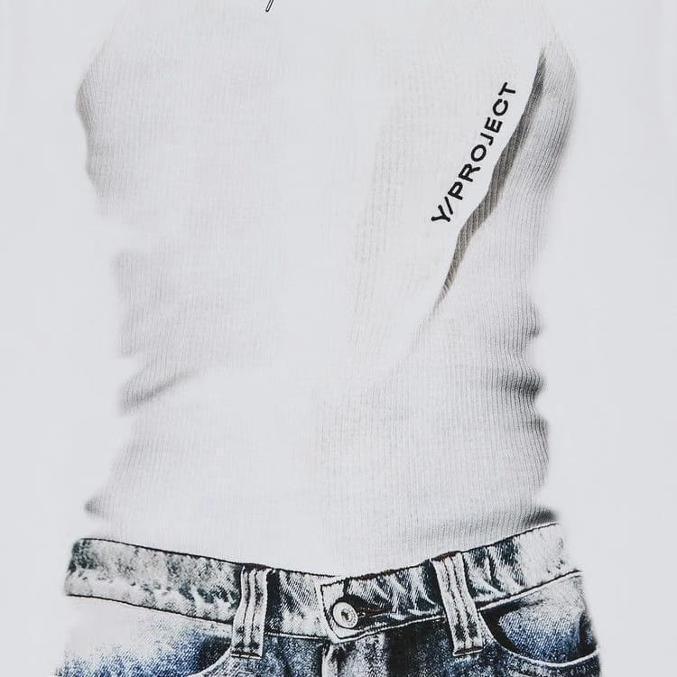 Y/Project Trompe L'Oeil T-Shirt White