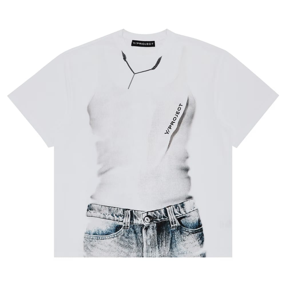 Y/Project Trompe L'Oeil T-Shirt White