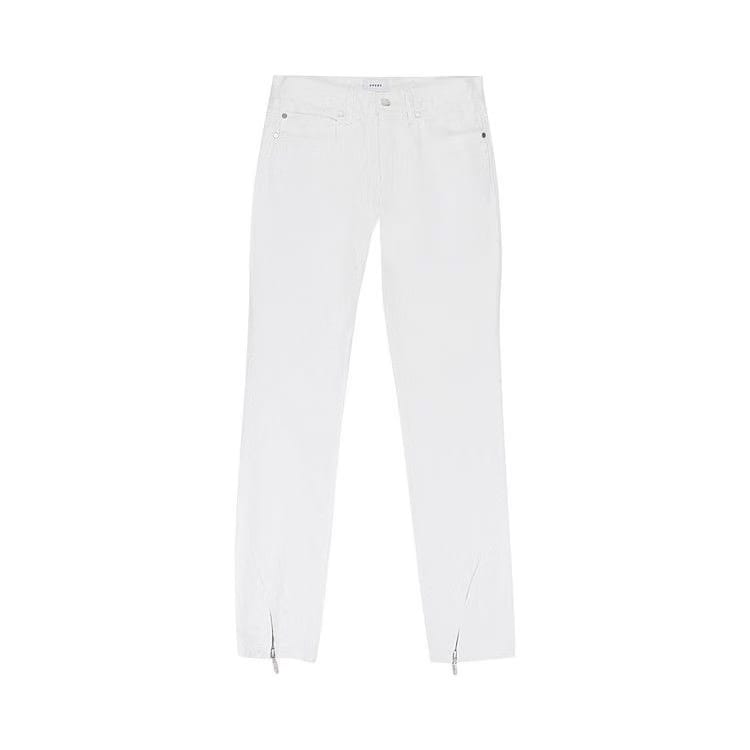 Rhude Denim Straight-Fit Jeans White