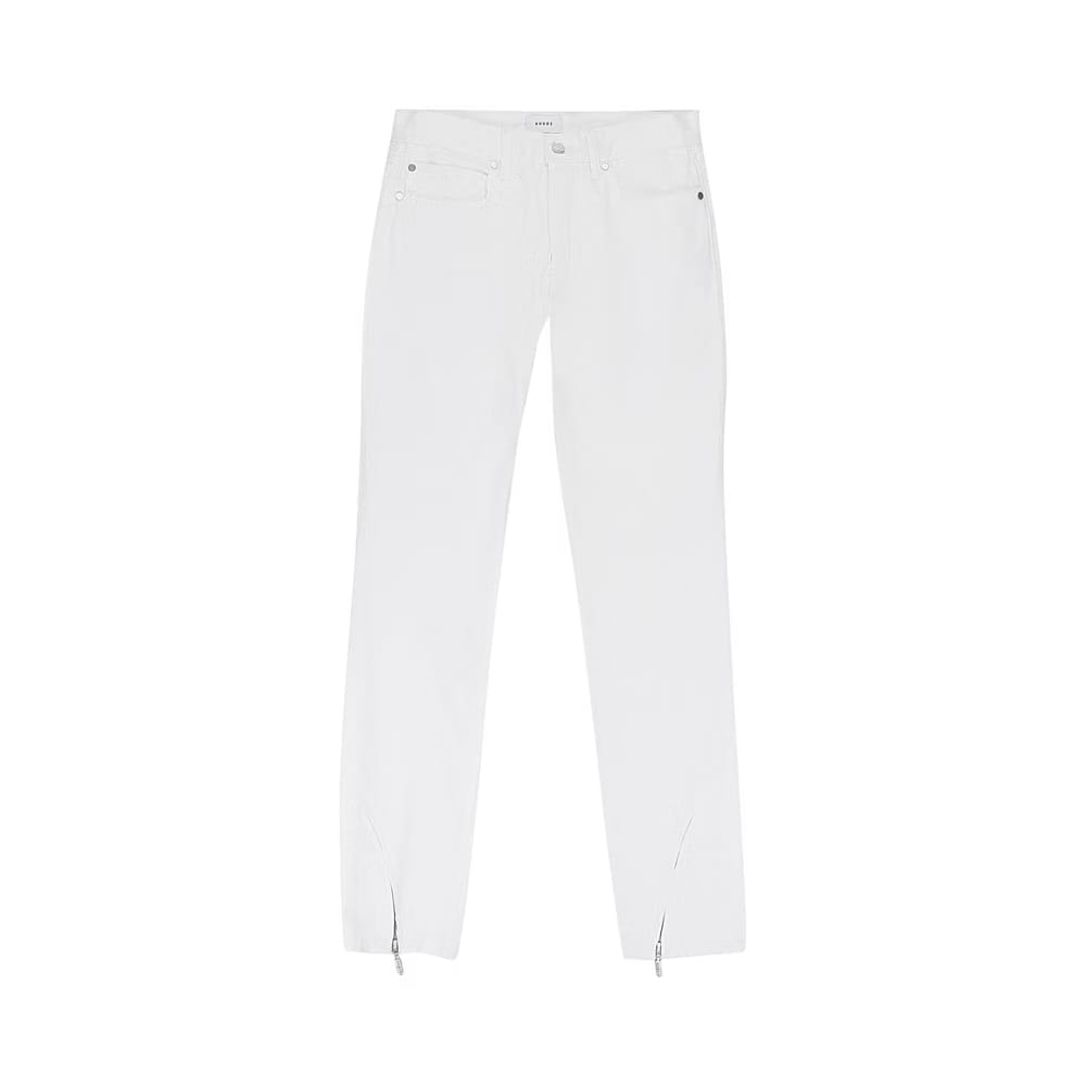 Rhude Denim Straight-Fit Jeans White