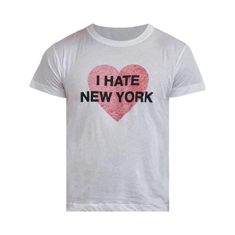 VAQUERA I Hate NY T-Shirt White