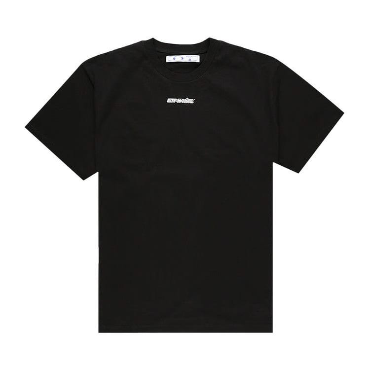 Off-White Marker Shorts-Sleeve Over T-Shirt Black/Red