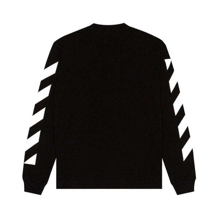 Off-White Diag Helvetica Skate Long-Sleeve T-Shirt Black/White