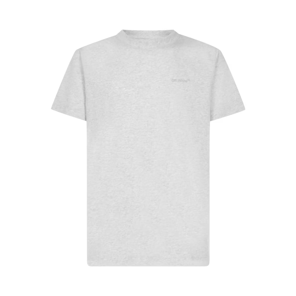 Off-White Diag Tab Slim T-Shirt Melange Grey
