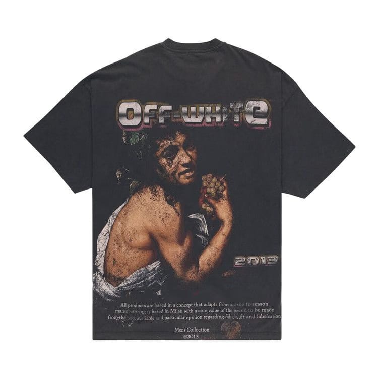 Off-White Digit Bacchus Over Shorts-Sleeve T-Shirt Black/Multicolor