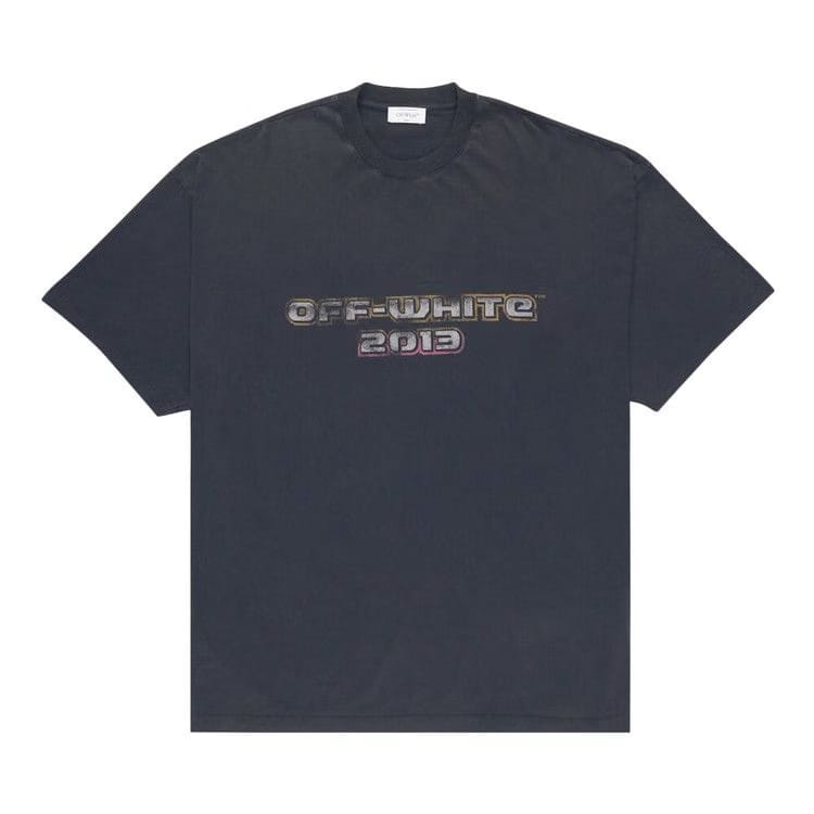 Off-White Digit Bacchus Over Shorts-Sleeve T-Shirt Black/Multicolor