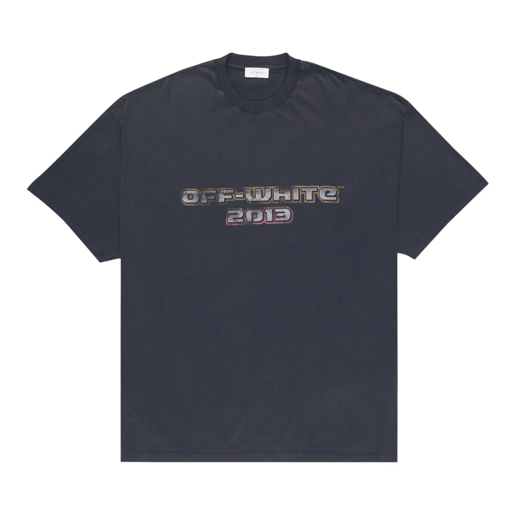 Off-White Digit Bacchus Over Shorts-Sleeve T-Shirt Black/Multicolor