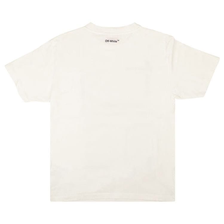 Off-White Monalisa Slim Shorts-Sleeve T-Shirt White/Blue