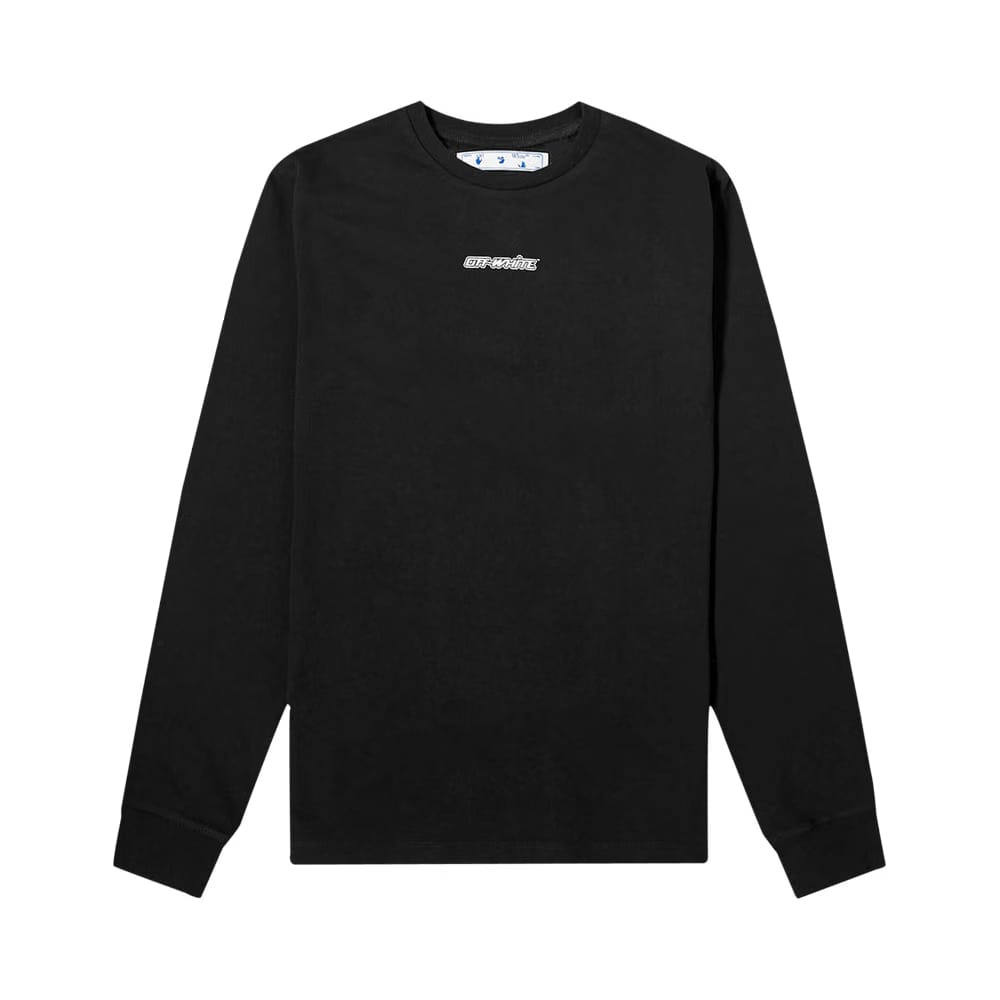 Off-White Marker Long-Sleeve T-Shirt Black/Blue