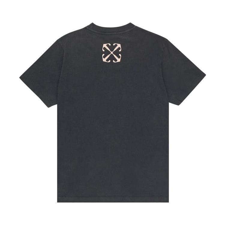 Off-White Saint Matthew Slim Shorts-Sleeve T-Shirt Black/Multicolor