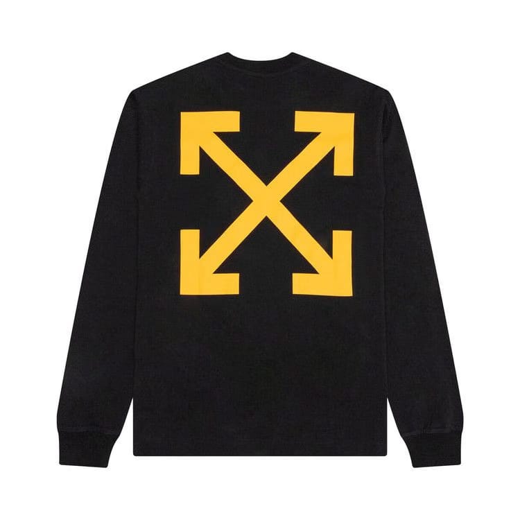 Off-White Arrow Caravaggio Ann Skate Long-Sleeve T-Shirt Black/White