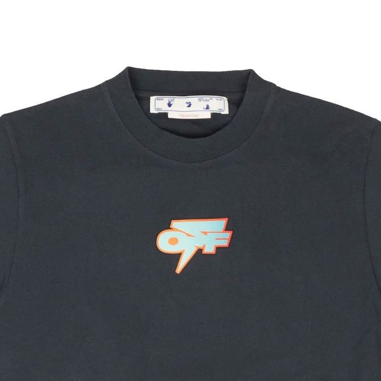Off-White Degrade Thunder Slim Shorts-Sleeve T-Shirt Outerspace