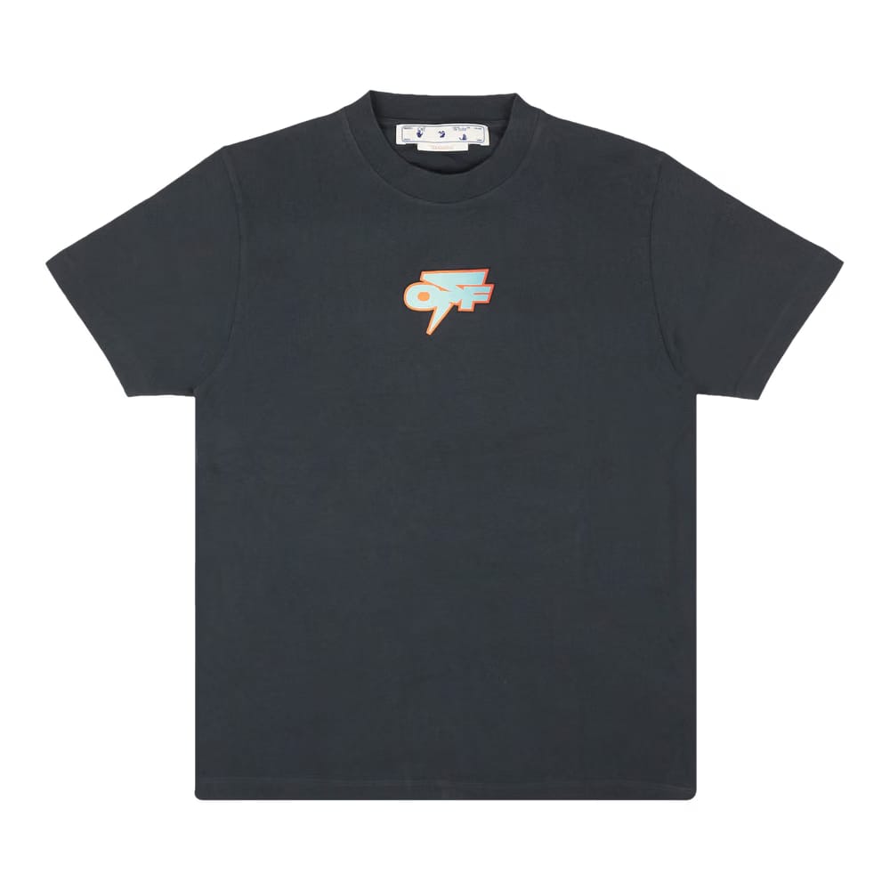 Off-White Degrade Thunder Slim Shorts-Sleeve T-Shirt Outerspace