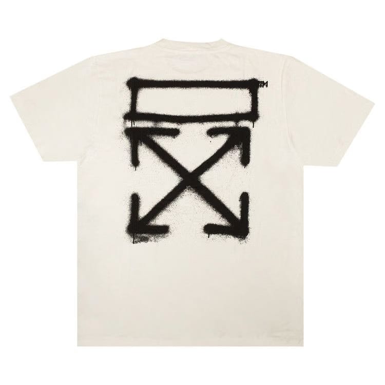 Off-White Spray Marker Slim T-Shirt White/Black