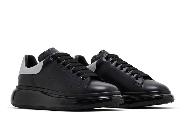 Alexander McQueen Oversized Sneaker Clear Sole - Black Grey
