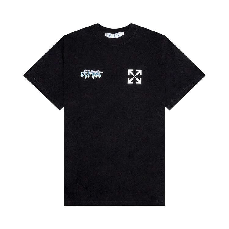 Off-White 90's Liquid Slim Short-Sleeve Tee Black/White