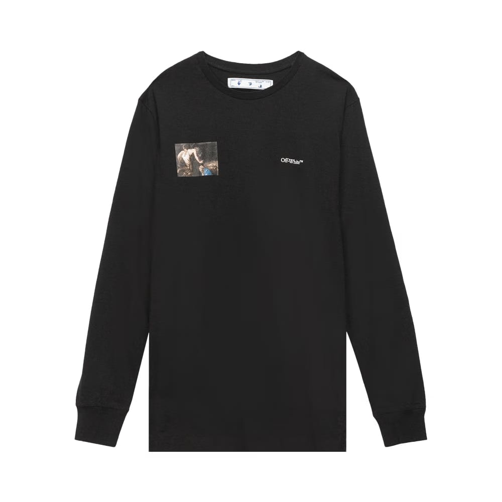 Off-White Caravaggio Angel Long-Sleeve T-Shirt Black