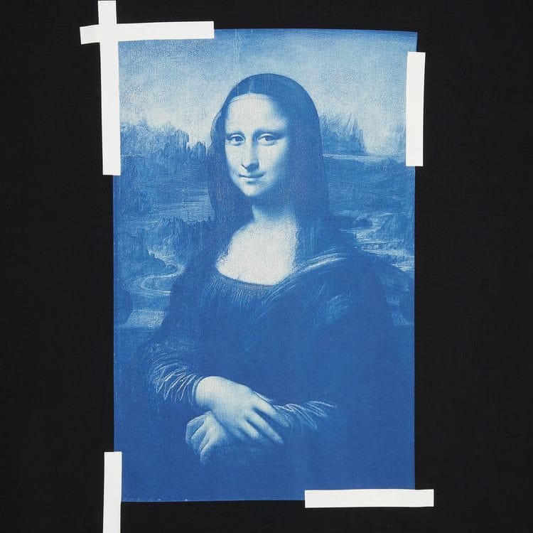 Off-White Monalisa Over Short-Sleeve Tee Black