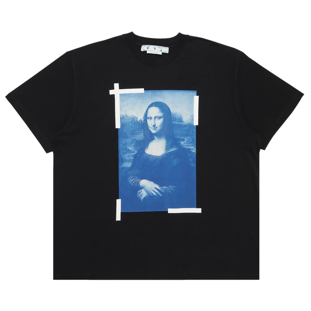 Off-White Monalisa Over Short-Sleeve Tee Black