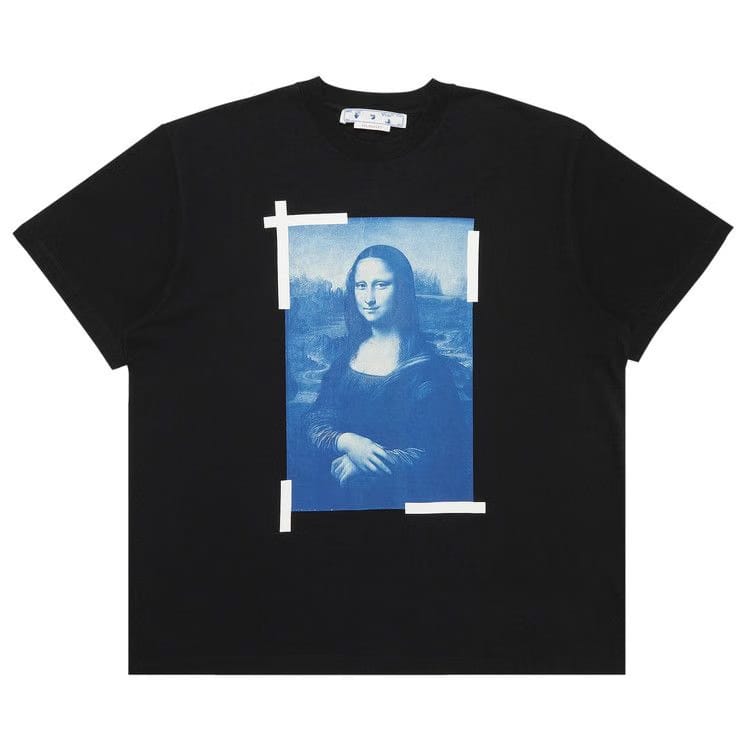 Off-White Monalisa Over Short-Sleeve Tee Black