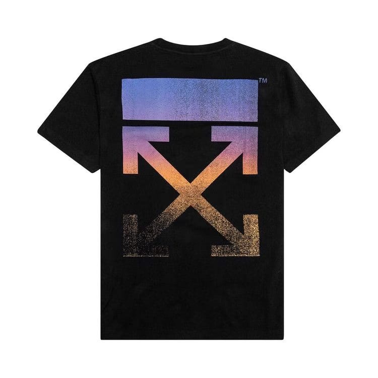 Off-White Degrade Arrow Slim T-Shirt Black/Multicolor
