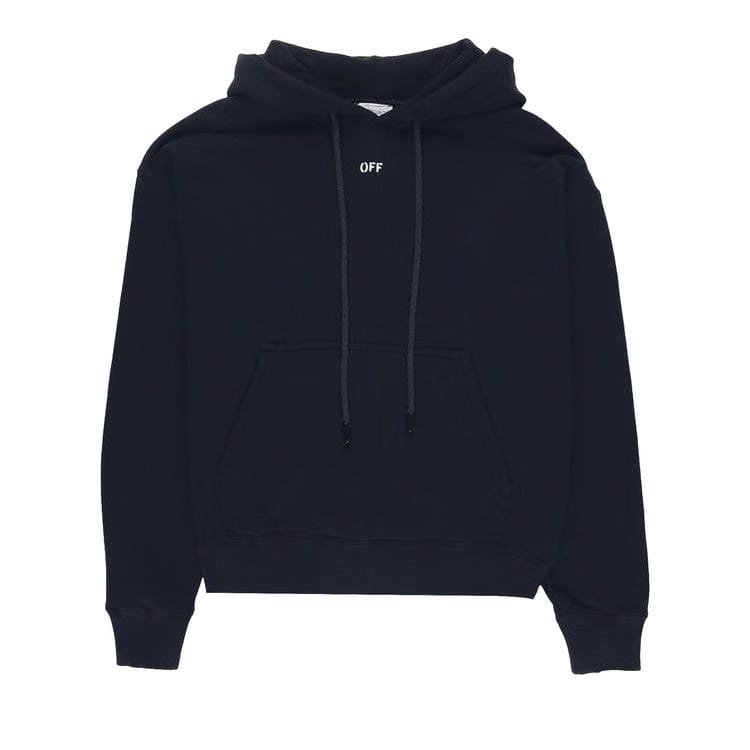 Off-White Double Moon Arrow Skate Hoodie Black/White