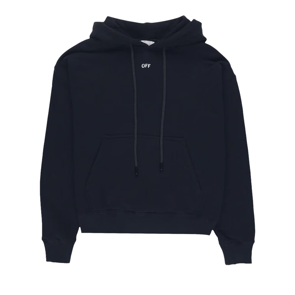 Off-White Double Moon Arrow Skate Hoodie Black/White