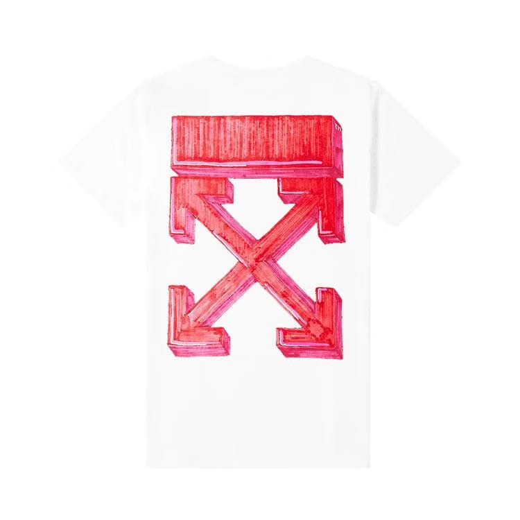 Off-White Marker Arrow T-Shirt White/Red