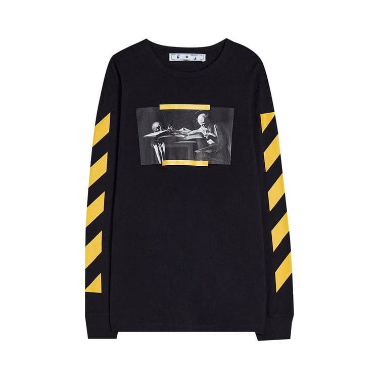 Off-White Caravaggio Painting Long-Sleeve T-Shirt Black