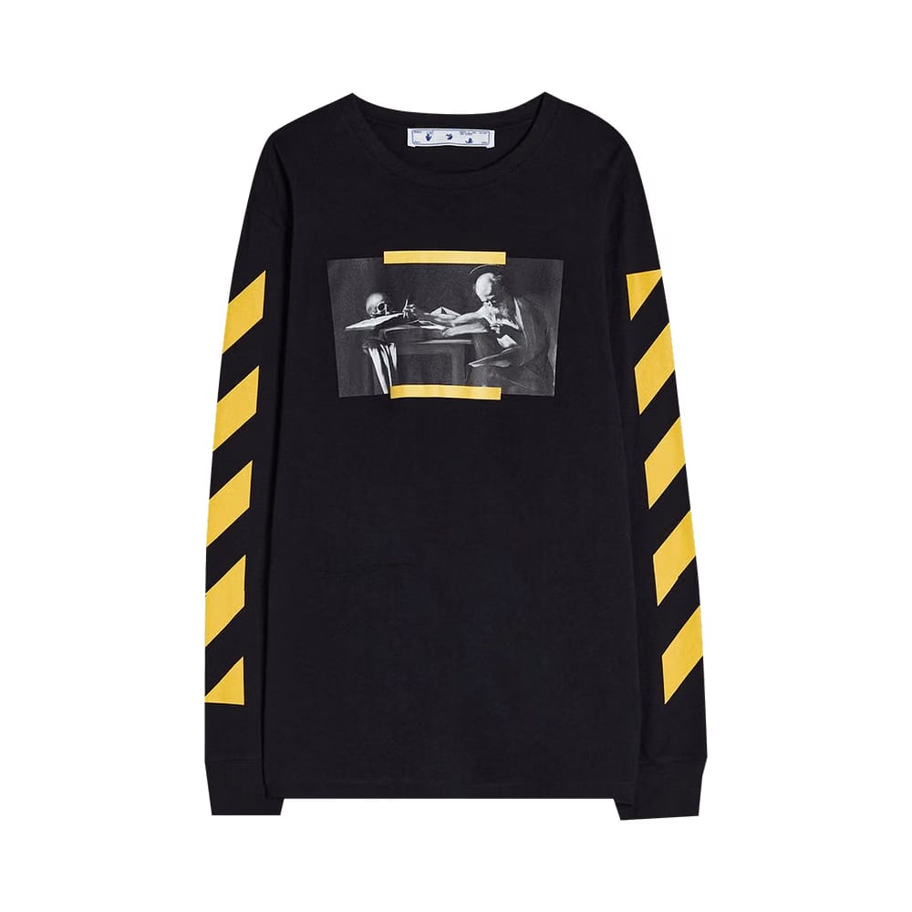 Off-White Caravaggio Painting Long-Sleeve T-Shirt Black