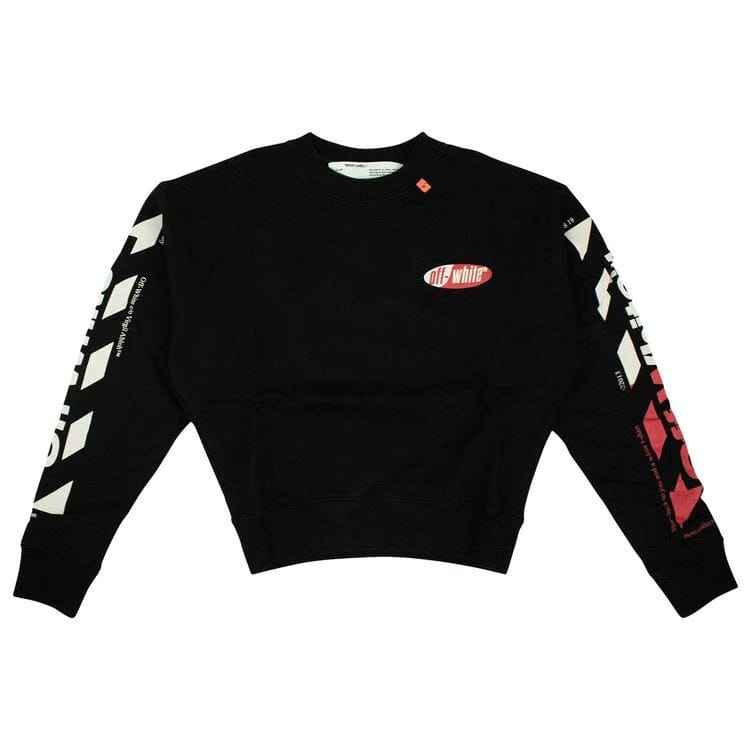 Off-White Split Crewneck Sweatshirt Black