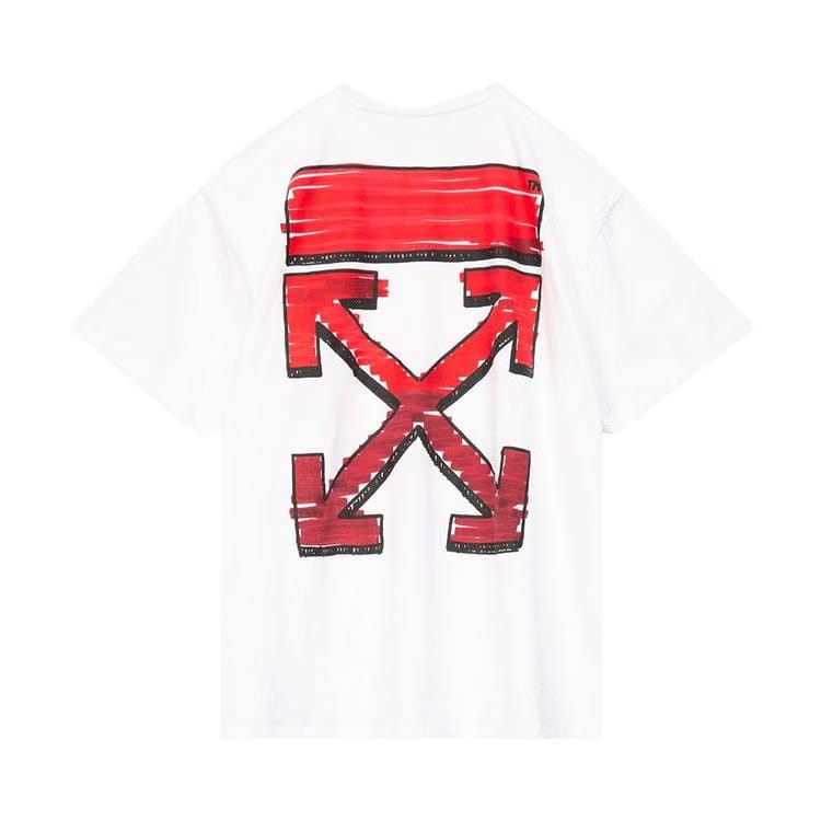 Off-White Marker Over T-Shirt White