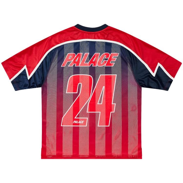 Palace Meshy Stripe Jersey Red/Navy