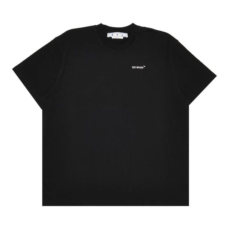 Off-White Caravag Arrow Over Short-Sleeve Tee Black